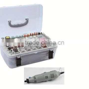 GS CE ETL 135w 217pcs Hand Power Small Mini Grinder Kit Portable Hobby Rotary Electric Grinder Tool Set