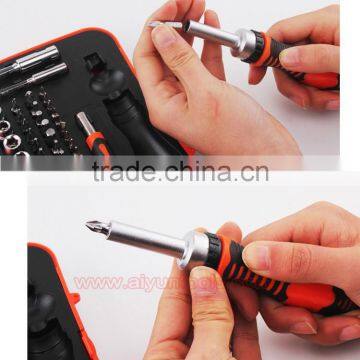 65pcs Mini Bits Set Hand Socket Sets Ratchet Screwdriver Drive Wrench photo-4