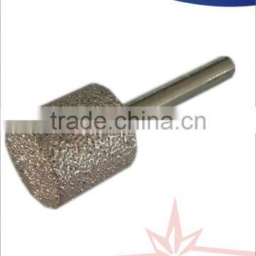 Vacuum brazed diamond engraving burrs for tile, brick, plastics, wood