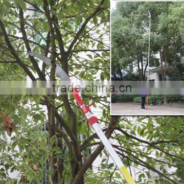 Японский стильная телескопическая бензопила для деревьев с длинным алюминиевым рукоятным рычагом и рукояткой photo-3