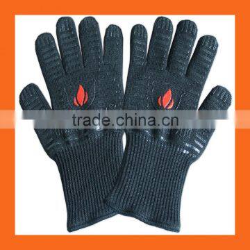 BBQ Gloves Heat Resistant Oven Mitts Glove Potholder Kitchen Grilling Baking Cooking