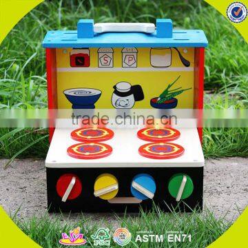 Wholesale Pretend Play Pink Wooden Kids Baking Set Top Fashion Wooden Kids Baking Set W10D013 photo-6