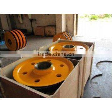 Large v Belt Pulley (black) photo-4