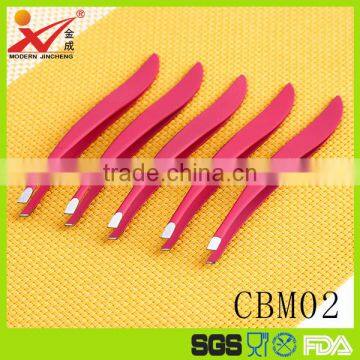 Newest shape high quality beauty salon eyebrow tweezer for women