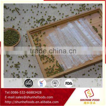 China Exporter organic gluten free pasta mung bean wide vermicelli