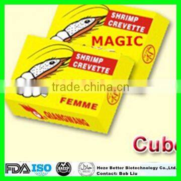 Hot Sale Shrimp Flavor Bouillon Cube, 4 g HALAL Seasoning Chicken Powder Cubes, 10g Stock Cube