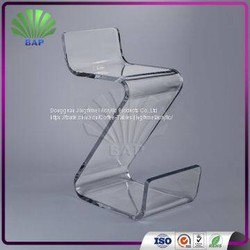 New Fashion Plexiglass Z-Shape Stool Bathroom Storage Stool Acrylic Step Stool photo-2