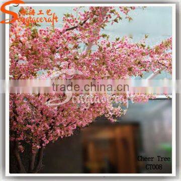 Nice Quality Large Outdoor Silk Light Pink Artitificial Cherry Blossom Trees photo-5