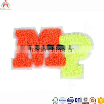 Patches Embroidery Sew on Embroidery Letter Patches for Hat Chenille Patches photo-2