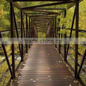 20MM Thickness Outdoor Strand Woven Bamboo Decking with High Density in Dark Chocolate Color -KE-OS0823