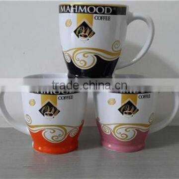 White Colour Customized Logo Ceramic Coffee Mugs photo-5