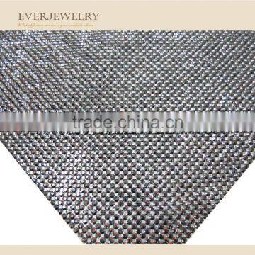 24*40Hot Fix Plate Ab Color Crystal Aluminum Rhinestone Mesh