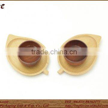Cheap promotional wood cup mat