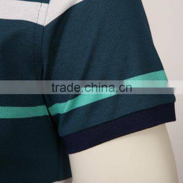 Mens Polo Collar Striped t Shirt photo-4