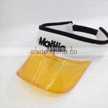 Costum Cheap Plastic Sun Visor Cap photo-2