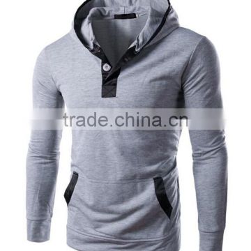 Men Fashion Sweatshirts Casual Hoodies Slim Fit Outwear High Quality Tops Pullover