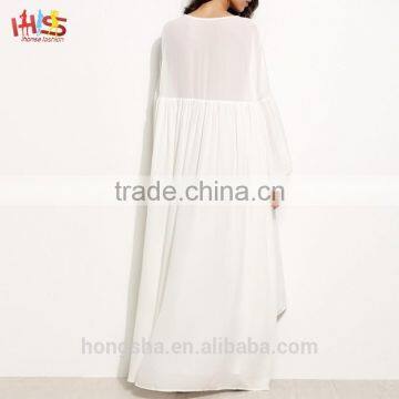 White Lantern Sleeve High Low Tent Dress Vintage Dress 1950s Spring Summer 2017 HSd7519 photo-4