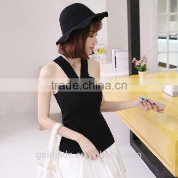 Wholesale Women Tank Tops Sexy Unique T-shirt Vest New Design Girls Sexy Tops photo-6