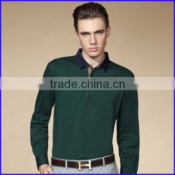 Custom New Design Long Sleeve Polo Shirts for Mens 100% Cotton photo-4