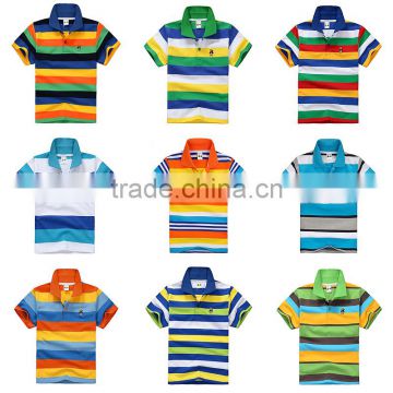 hot summer selling 100% cotton children polo T-shirts