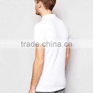New Design Custom Short Sleeve Button Placket Men's 100% Polyester Breathable Pique 200gsm Casual Skinny Slim Fit Polo Shirt photo-2