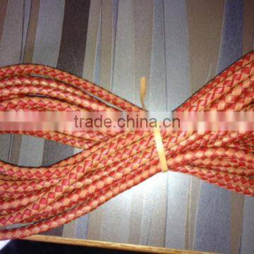 ROUND BRAIDED LEATHER CORD IN DIFFRENT COLORS AND SIZES photo-2