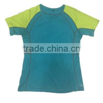 Ladies' running sport short sleeve T-shirt