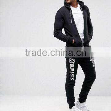 Custom Print Slim Fit Joggers With Cuffed Hem Men Gym Pants With White Drawstring photo-5