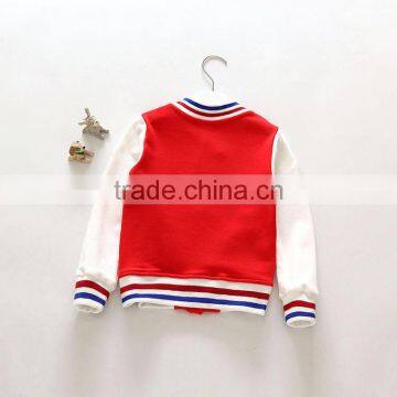 Fashion Cheap Knitted Long Sleeve Kids Blue Softball Wear Baseball Jacket photo-6