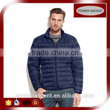 Winter Lightweight Ultra Thin Foldable Comfy Quilting Padding Jacket For Men photo-2
