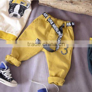 2-7 Years 2017 New Wholesale Autumn Cotton Print Good Quality Kids Pants photo-3