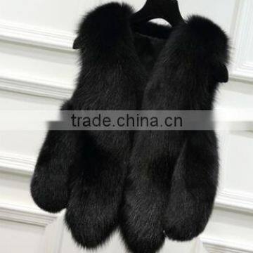 TJ-R-10 Autumn Winter White Faux Fur Vest Fake Fur Vest From China photo-5