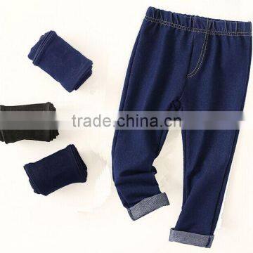 Custom Latest Children's Fake Denim Pants & Boys Trousers