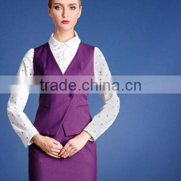 Popluar Customized Logo Design China Factory Flight Attendant Uniforms for Women photo-2
