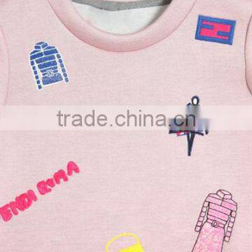 Wholesale One Piece Skirt Young Girls Fashion Pink Printed Skirt
