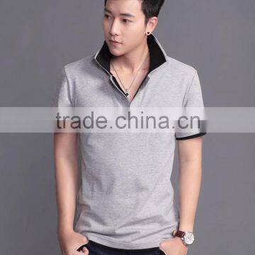 Summer Men Polo Shirt, 100%cotton Short Sleeves Polo Shirt photo-4