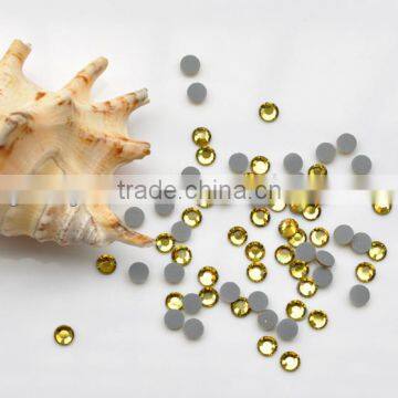 Crystal Glass DMC Hot Fix Rhinestones With Strong Glue in Jonquil photo-4