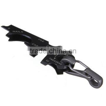 2017 New Arrival 8-in-1 Keychain Gadget Utility Key Ring EDC Multi-function Pocket Tool Survival Hot Sale photo-2