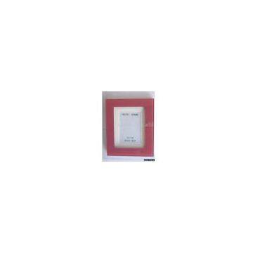 glass and aluminum photo frame