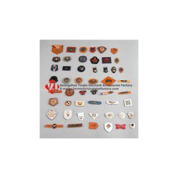 Popular Fancy Leather Metal Labels