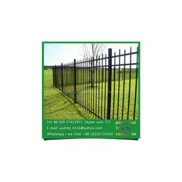 Decorative steel fence post ornamental iron fence panels