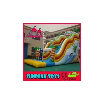 SL-217 Giant Commercial Inflatable Stair Slide