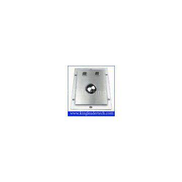 Rugged Panel-mount 38mm Optical Metal Trackball Industrial Pointing Device MTB-38