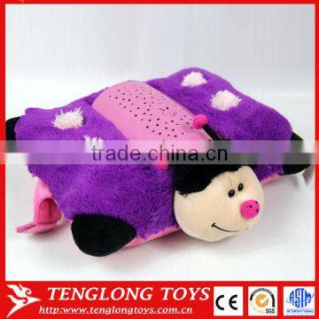 Hot in children new design stuffed bee plush projection toy