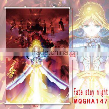 Fate Stay Night Japanese Cartoon Cosplay Anime Wallscrolls Home Decoration 60*90CM