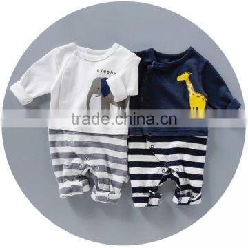 Baby Skin Friendly Cotton Clothes Black White Animal Baby Romper