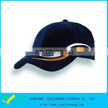 Beautiful 3D Embroidery Colorblocked 100% Cotton Golf Cap