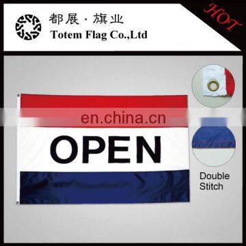 Heat Sublimation Transfer Printing Open Flag