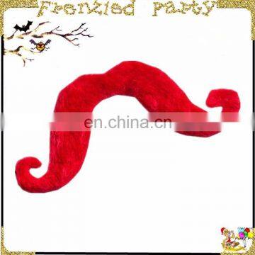 Red moustache/mustache fake beard FGM-0204