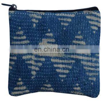 Indian Vintage Kantha Purse Ethnic Cotton Kantha Wallet